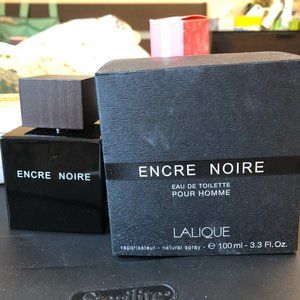Encre Noire by Lalique Cologne for Men Unisex 3.4 oz Used In Retail Box